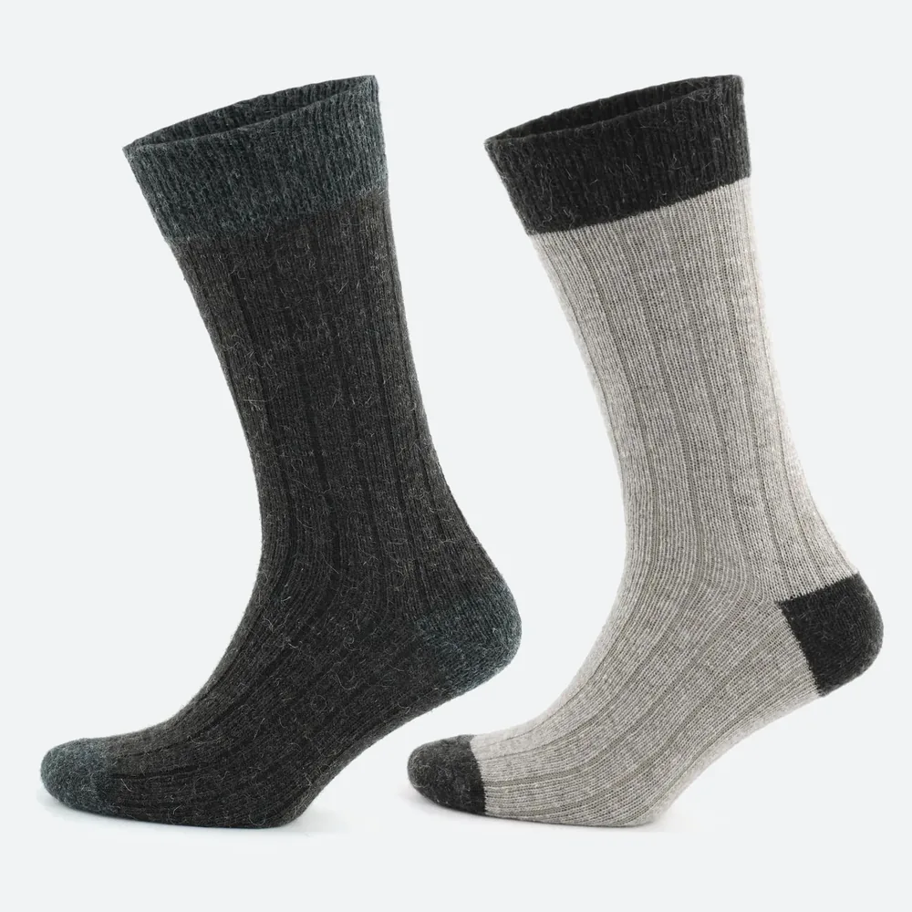 Kontrastferse, Beige und Braun