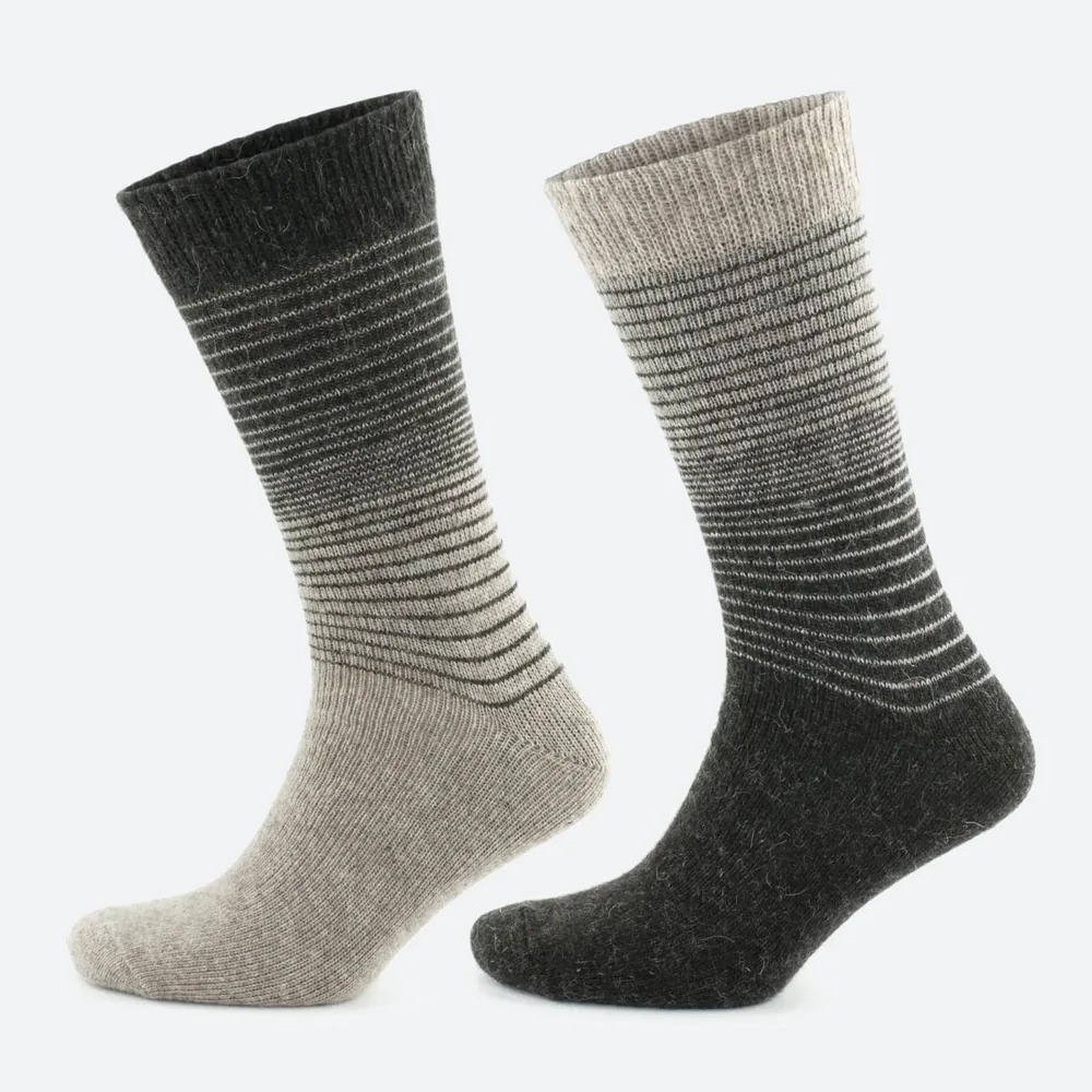 Ombré, Beige und Braun
